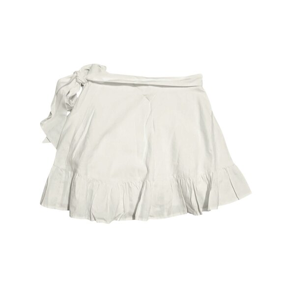 Aerie Wrap Mini Skirt in White, Size Medium, NWT‎ - Picture 5 of 10
